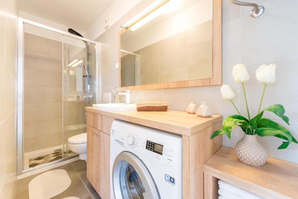 Kúpeľňa v ubytovaní Apartment Portolan