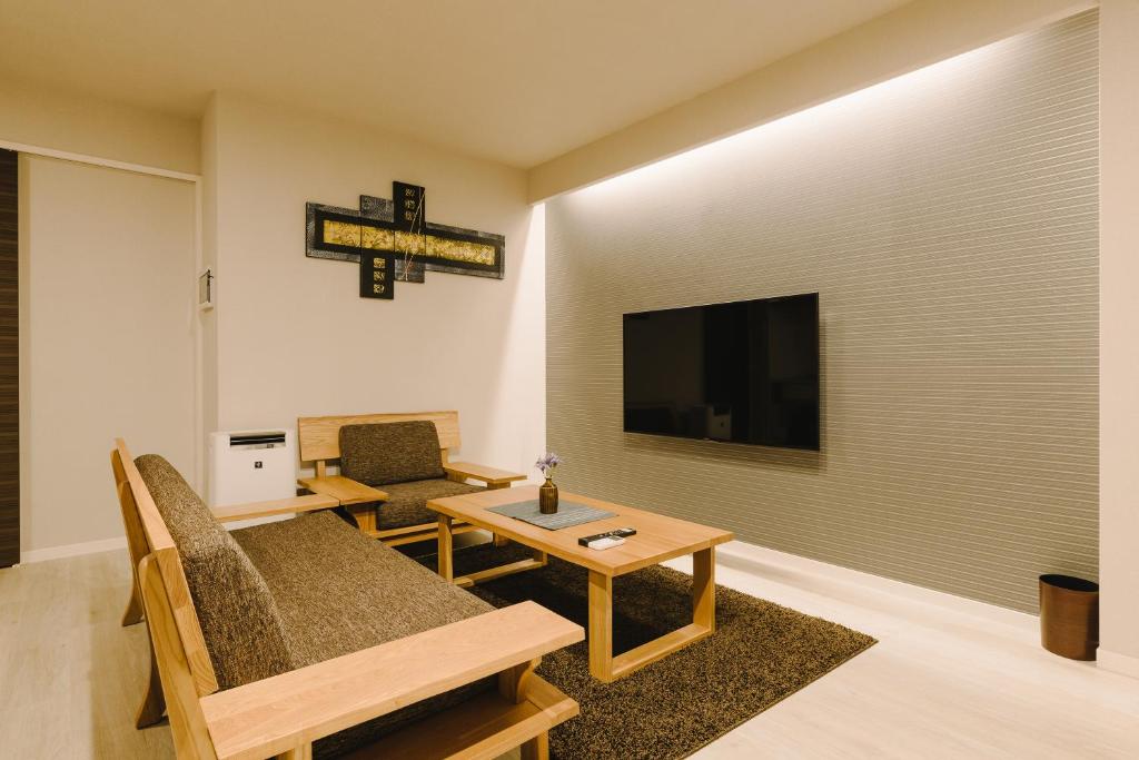 グランドベース唐津駅南にあるテレビまたはエンターテインメントセンター