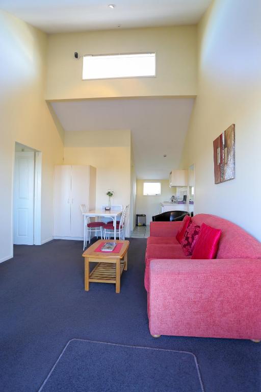 Posezení v ubytování Apollo Motel