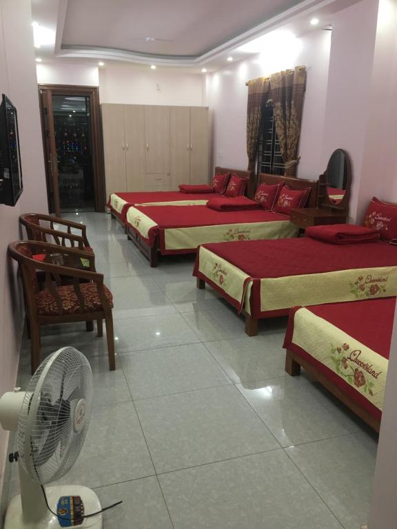 Postel nebo postele na pokoji v ubytování Ruby Hostel Hà Giang