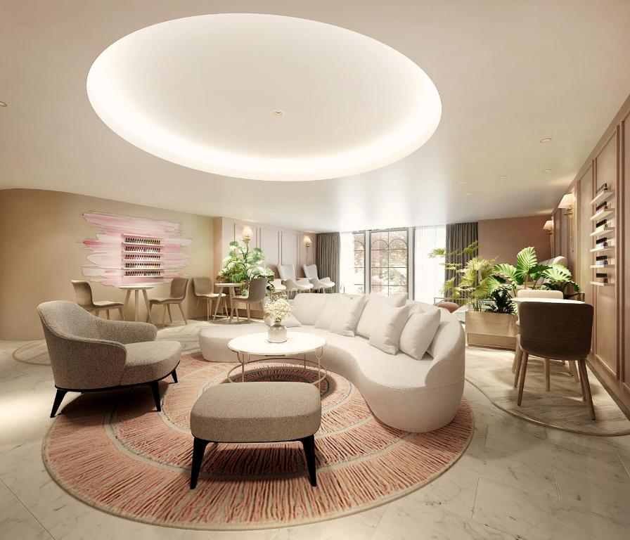 Posezení v ubytování Hanoi Le Jardin Hotel & Spa