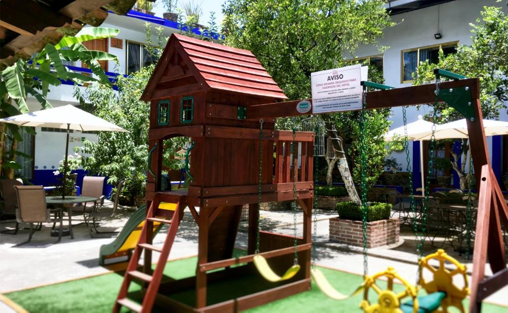 Area giochi per bambini di Hostal Plaza Central
