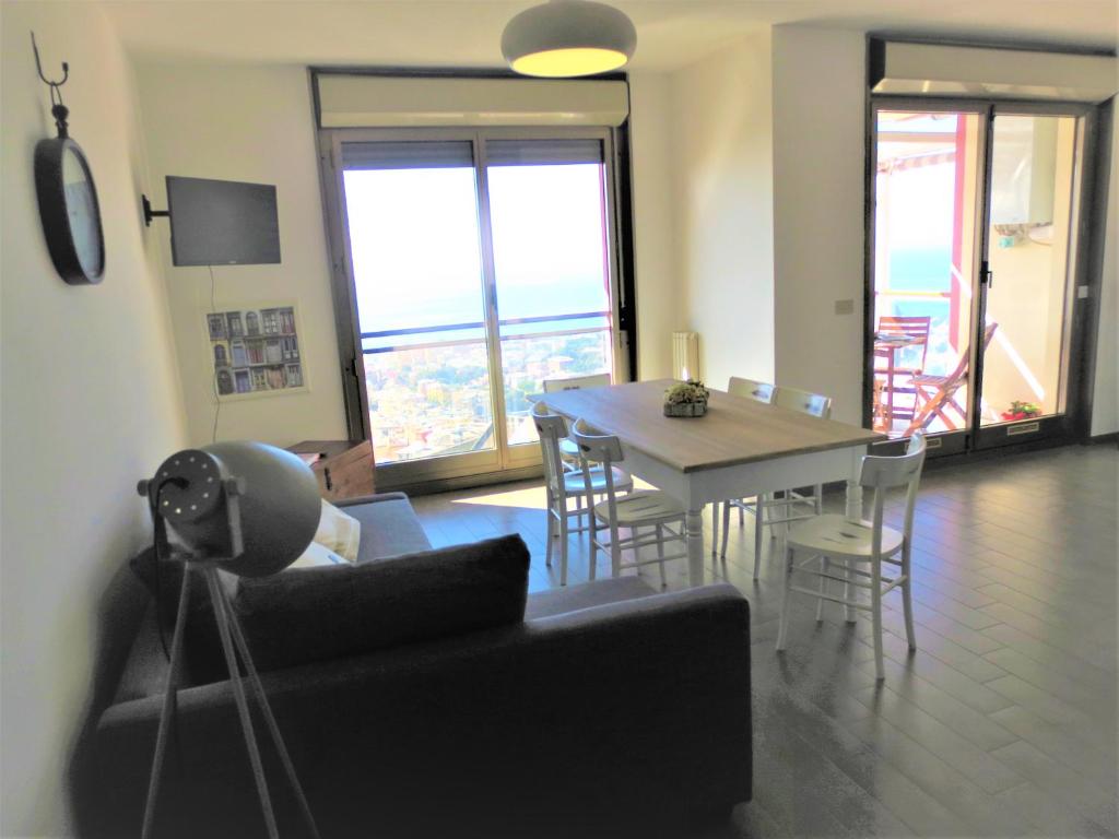 Posezení v ubytování Quarto di Luna
