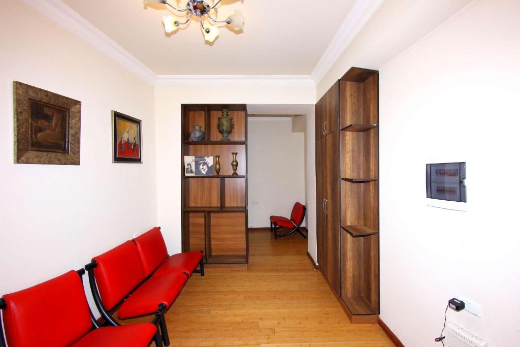 Posezení v ubytování Arm Hostel
