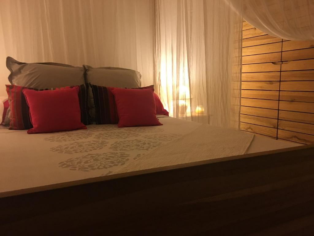 Postel nebo postele na pokoji v ubytování Au Bel'vue chez Sandrine "Gite & Chambre d'hôtes"