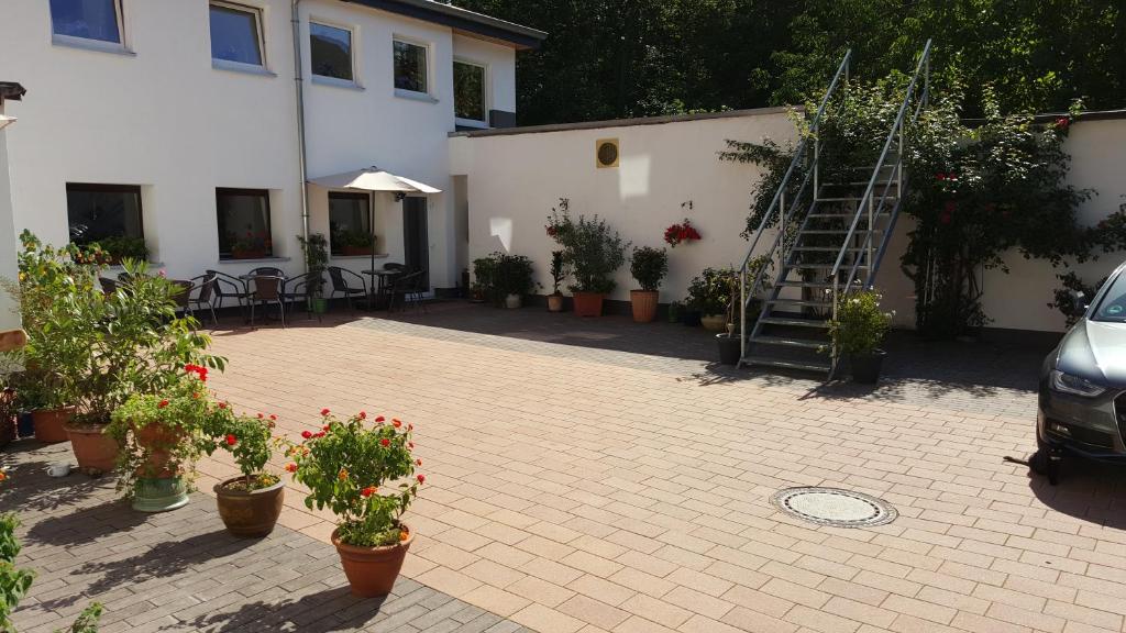 Zahrada ubytování Hotel Am Kamin