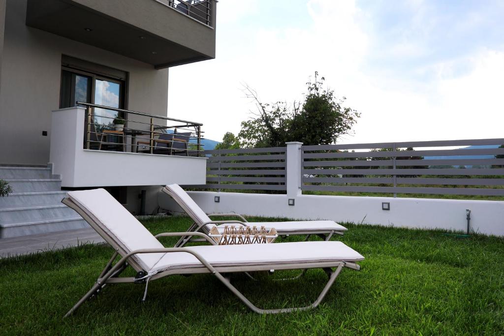 Zahrada ubytování Kallini Apartments