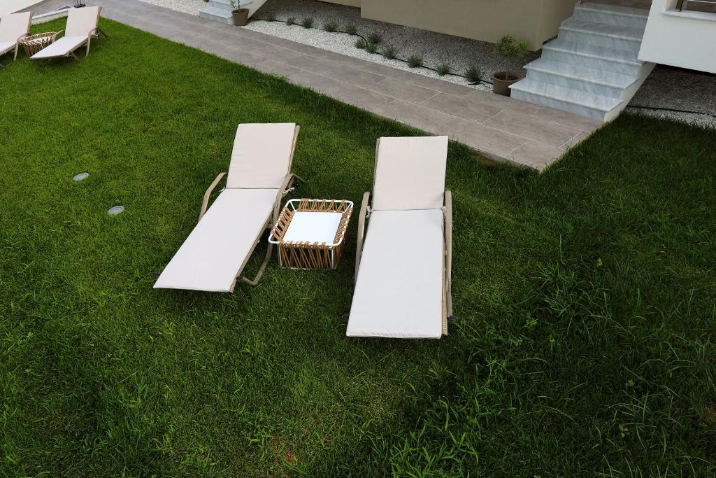 Zahrada ubytování Kallini Apartments