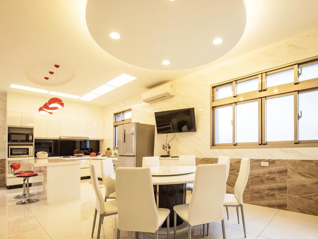 Kuchyň nebo kuchyňský kout v ubytování Yilan NAI-JI House
