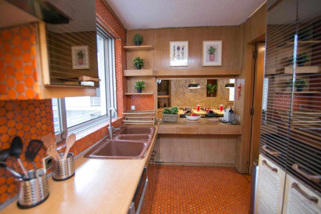 Kuchyňa alebo kuchynka v ubytovaní One-of-a-kind Athens Riviera Apartment