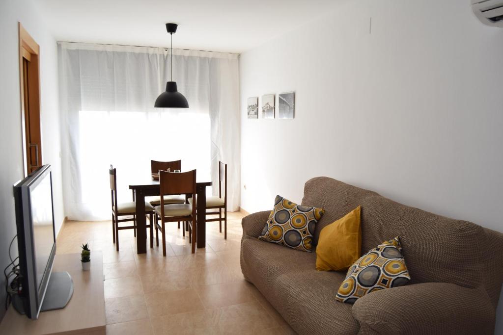 Posezení v ubytování Apartament Lo Passador