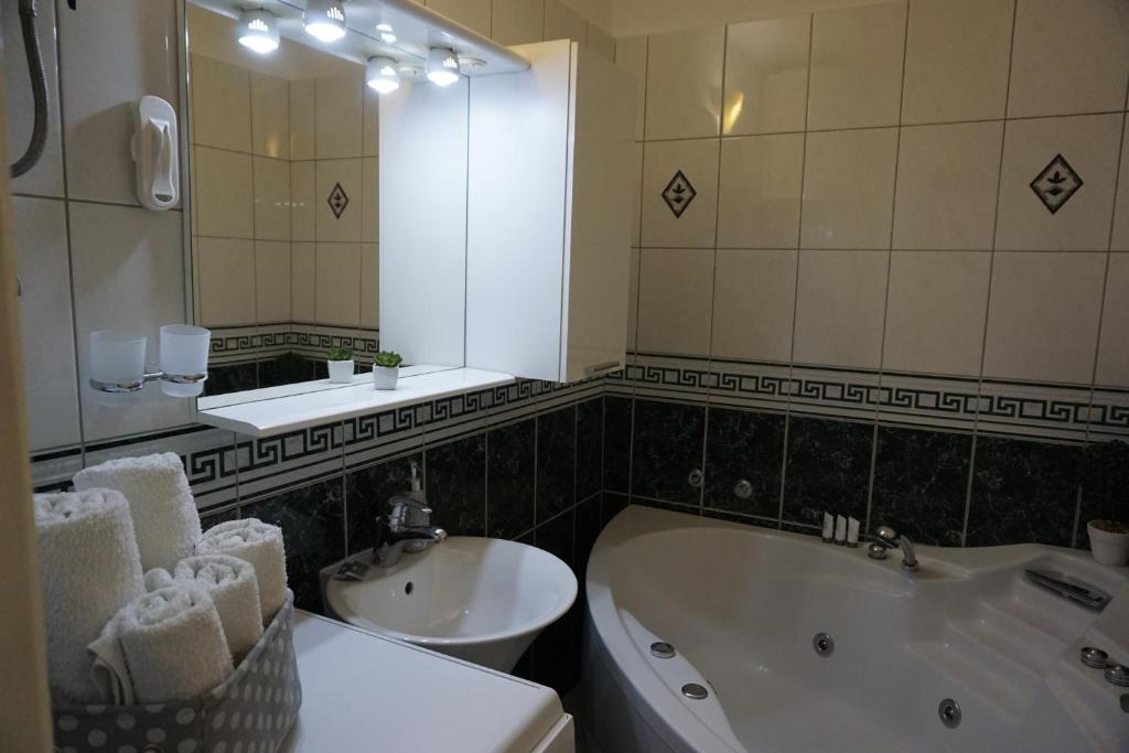 Kúpeľňa v ubytovaní Deluxe Apartman Pervan