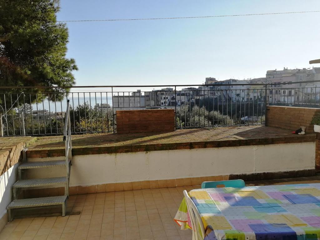 A balcony or terrace at Via Pasquale Testa