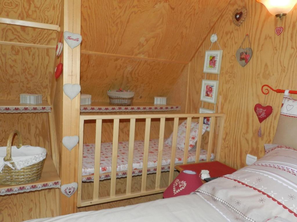 Postel nebo postele na pokoji v ubytování Gîte et Chambre D'hôte