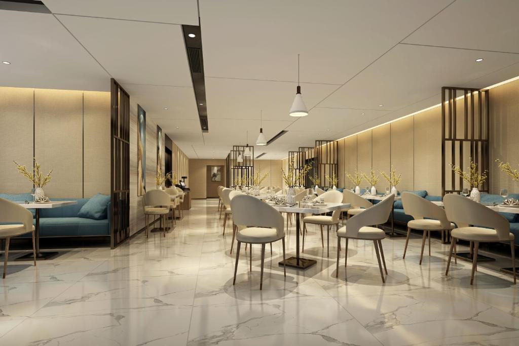 Posezení v ubytování Paco Hotel Tiyuxilu Metro Guangzhou-Free Shuttle Bus during Canton Fair