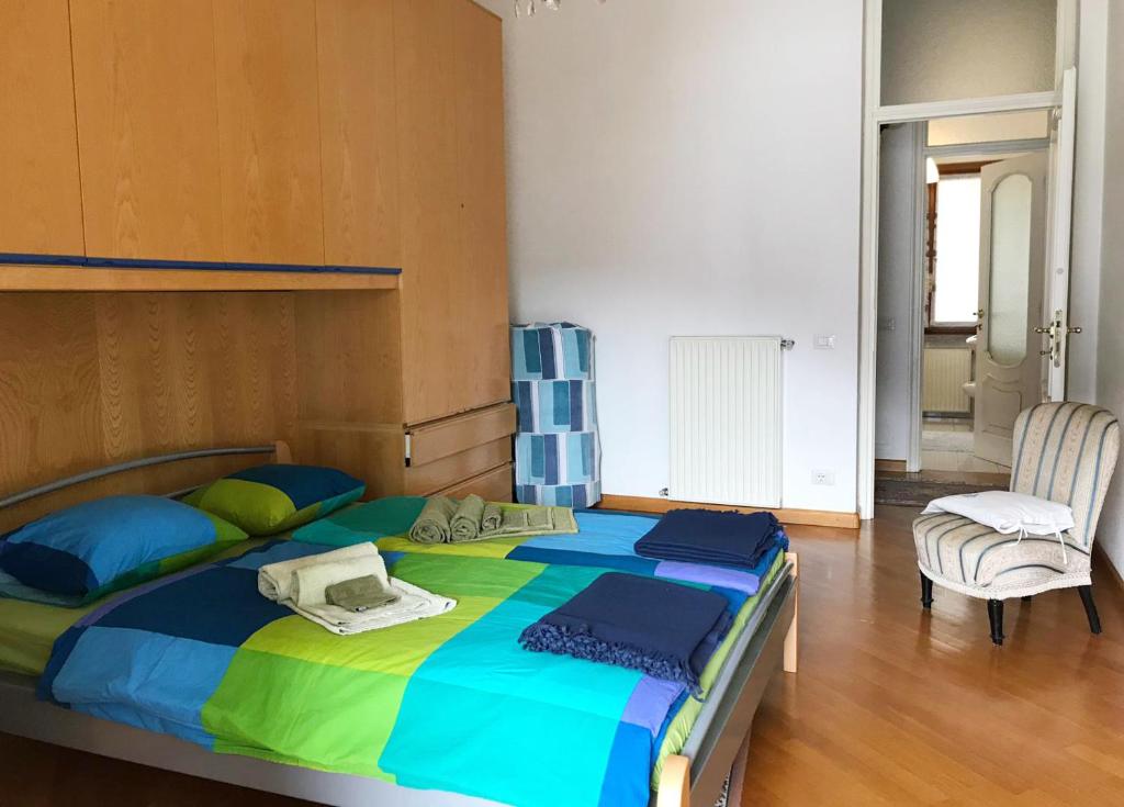Voodi või voodid majutusasutuse Big Apartment with Lake View and Three Bedrooms toas
