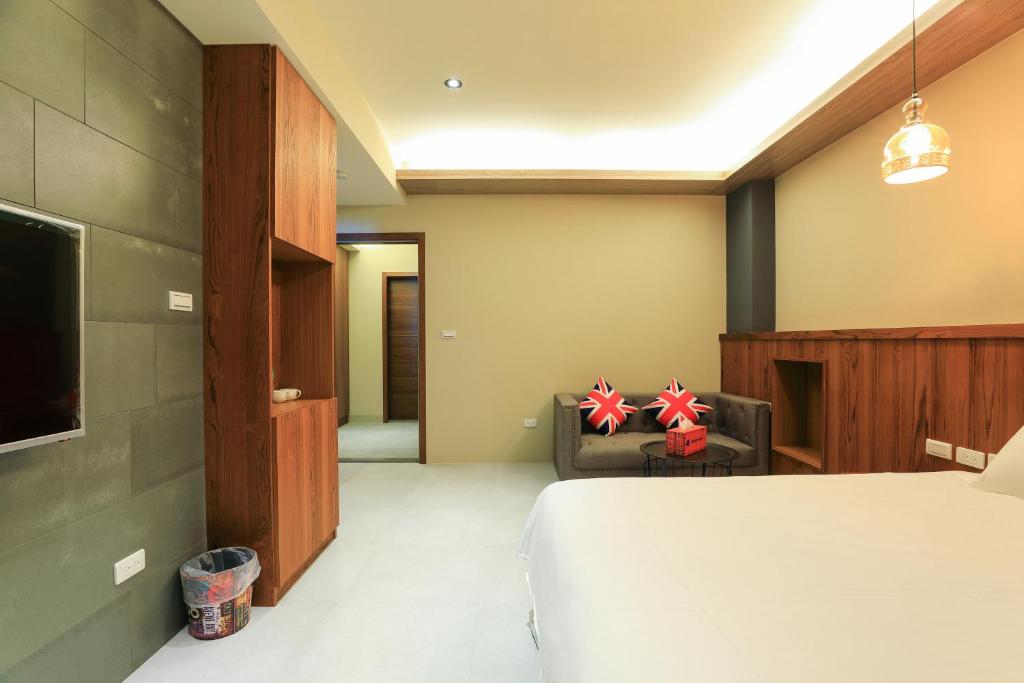 Postel nebo postele na pokoji v ubytování Sharp B&B