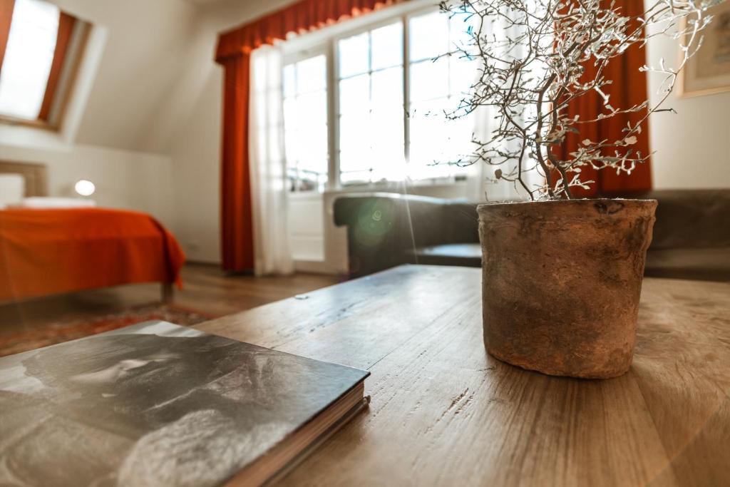 Postel nebo postele na pokoji v ubytování Hotel Laxnes