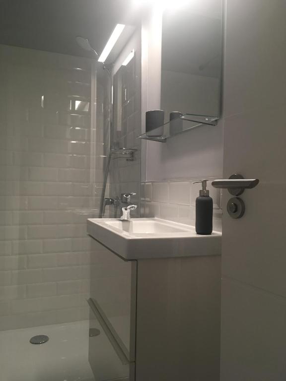 Koupelna v ubytování B&B Apartman Eger