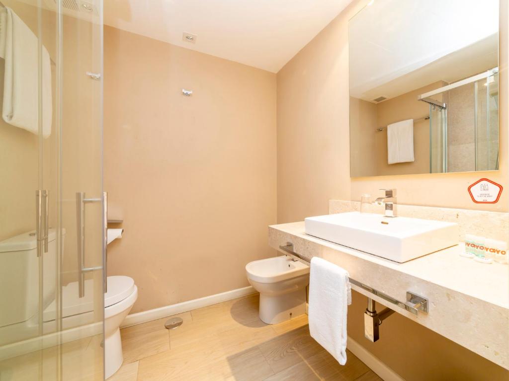 Kúpeľňa v ubytovaní Hotel Altora