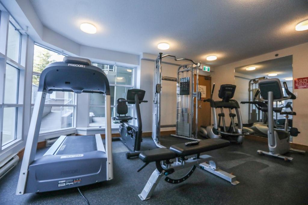 Fitness centrum a/nebo fitness zařízení v ubytování The Woodrun Lodge by Whiski Jack