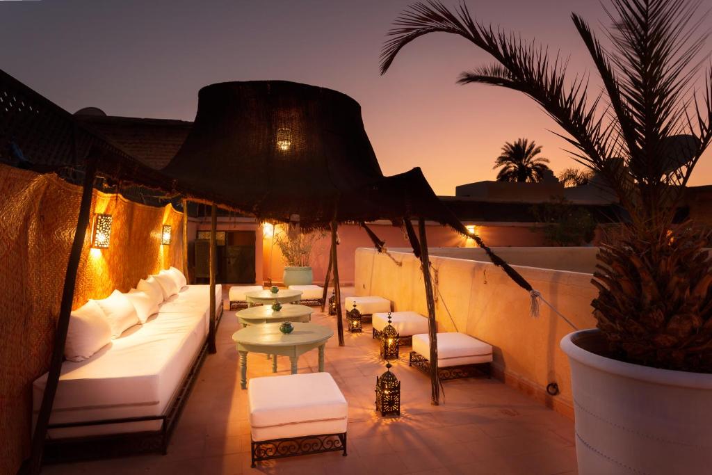 Uma área de estar em Riad Julia