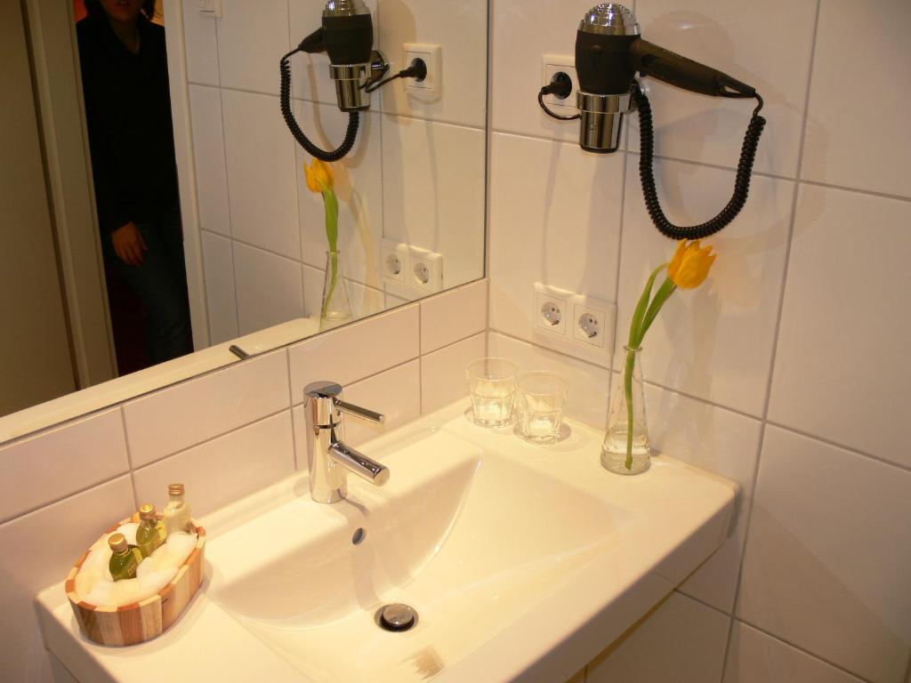 Koupelna v ubytování Hotel Häußler