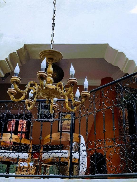 Balkón nebo terasa v ubytování Riad BILKIS