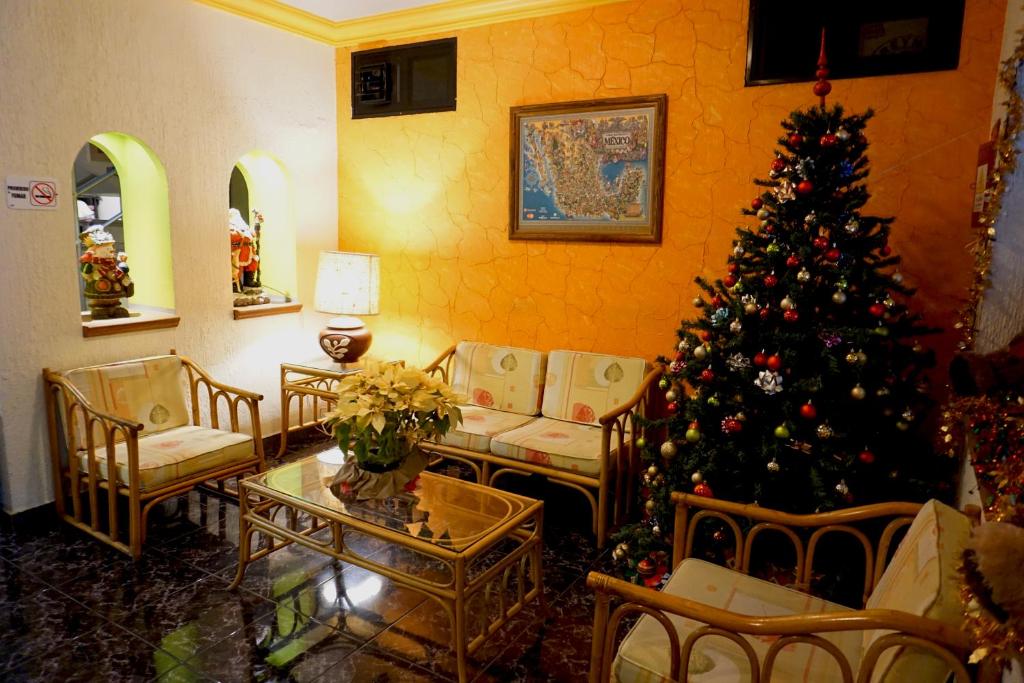 Posezení v ubytování Hotel Plaza Crystal