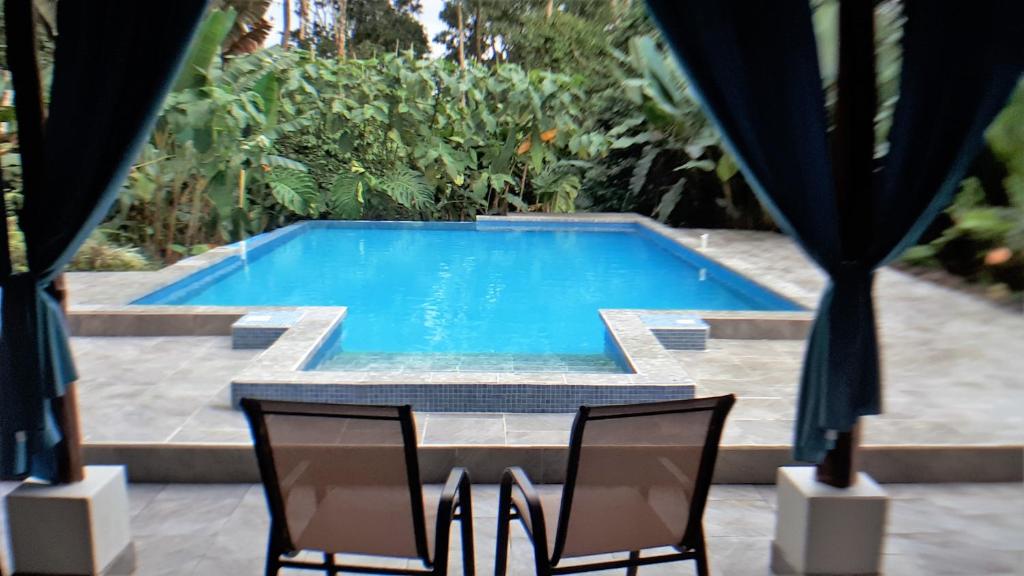Bazén v ubytování Tropical Paradise Bungalows nebo v jeho okolí