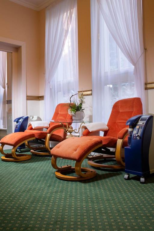 Posezení v ubytování Spa Hotel Schlosspark
