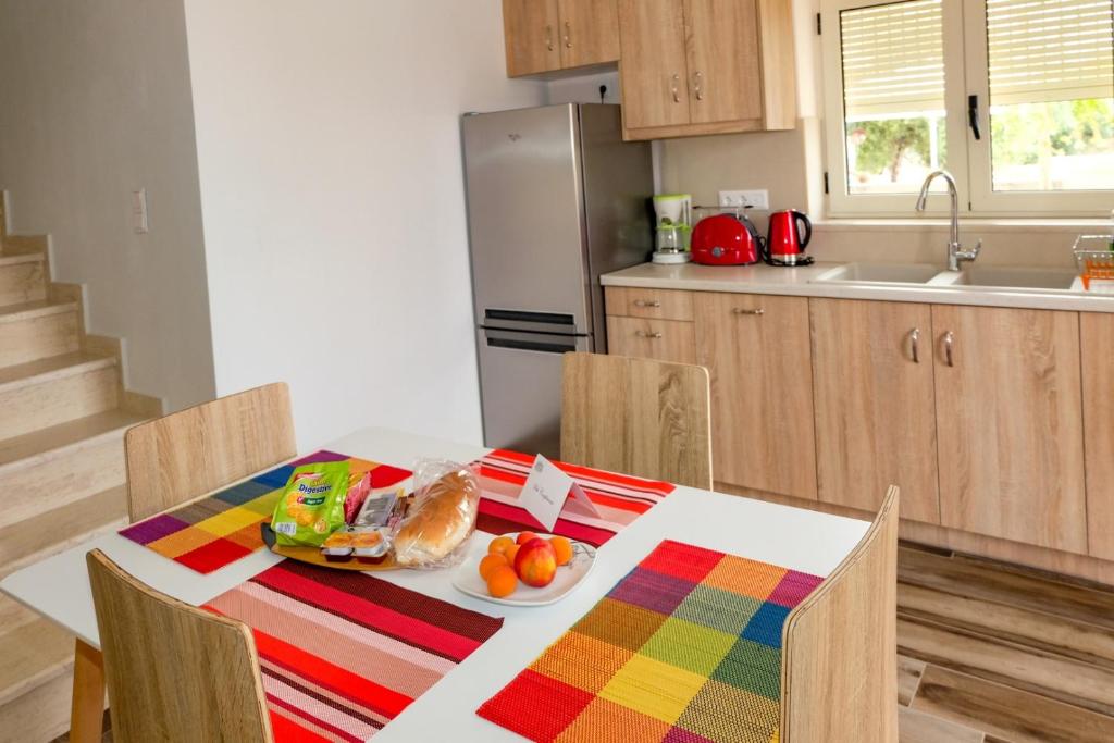 Kuchyň nebo kuchyňský kout v ubytování Amoya villas