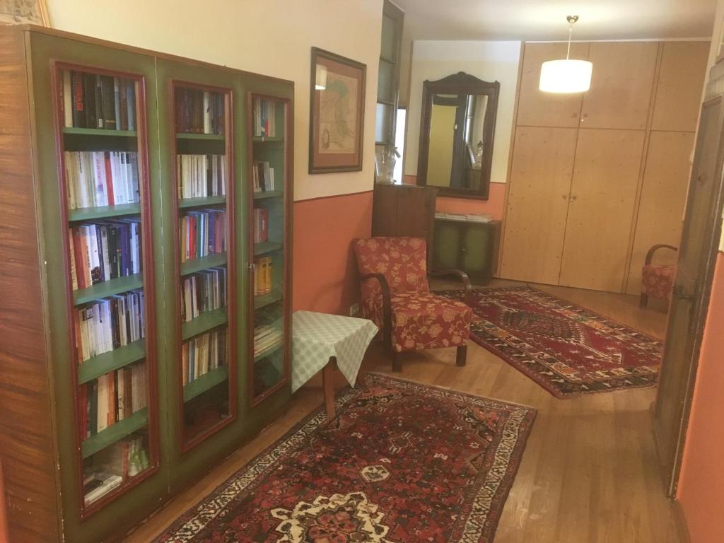 Knihovna v penzionu