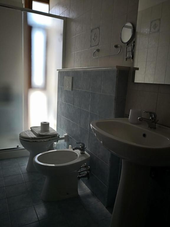Koupelna v ubytování Sant'Oronzo B&B