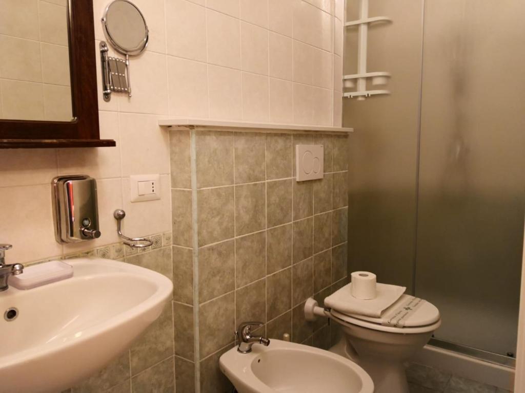 Koupelna v ubytování Sant'Oronzo B&B