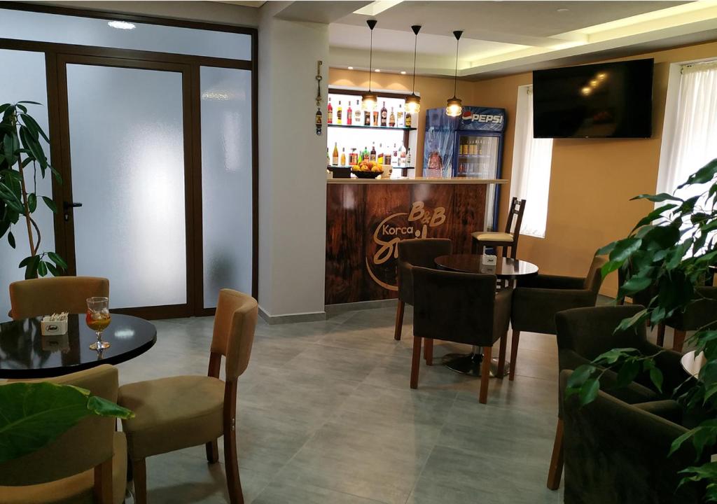 Restaurace v ubytování KorcaSmileHotel