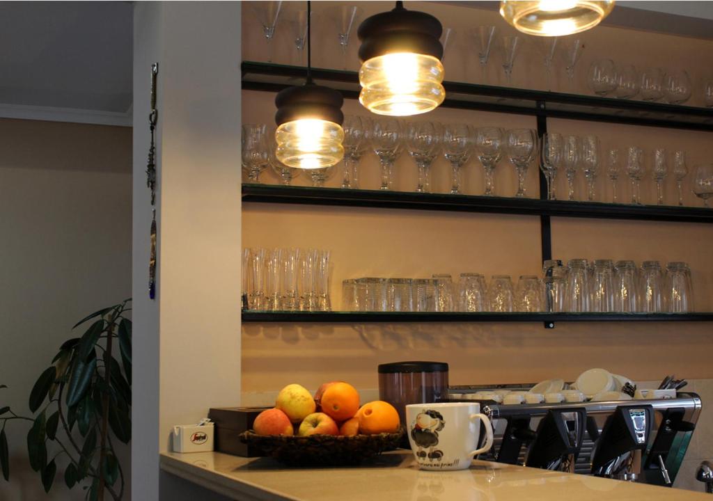 Kuchyň nebo kuchyňský kout v ubytování KorcaSmileHotel