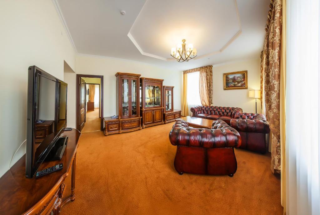 TV a/nebo společenská místnost v ubytování Resort Hotel Karpaty