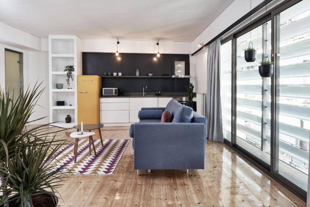 Kuchyňa alebo kuchynka v ubytovaní MONO Lofts