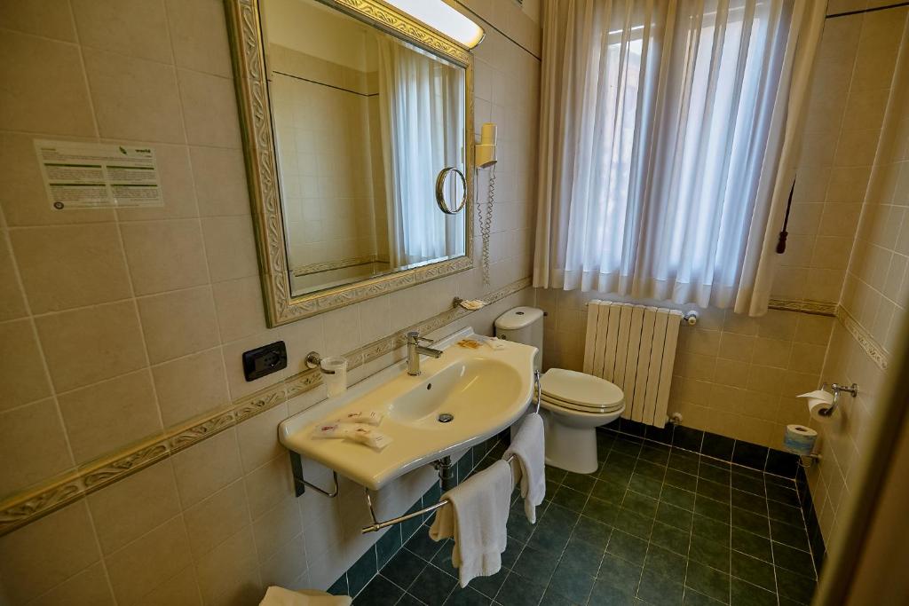 Koupelna v ubytování Hotel Riviera dei Dogi