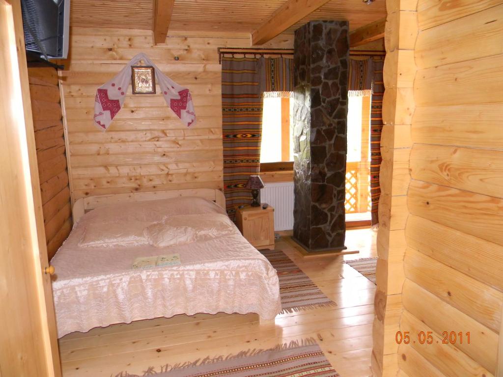Cama o camas de una habitación en Guсulka Ksenia