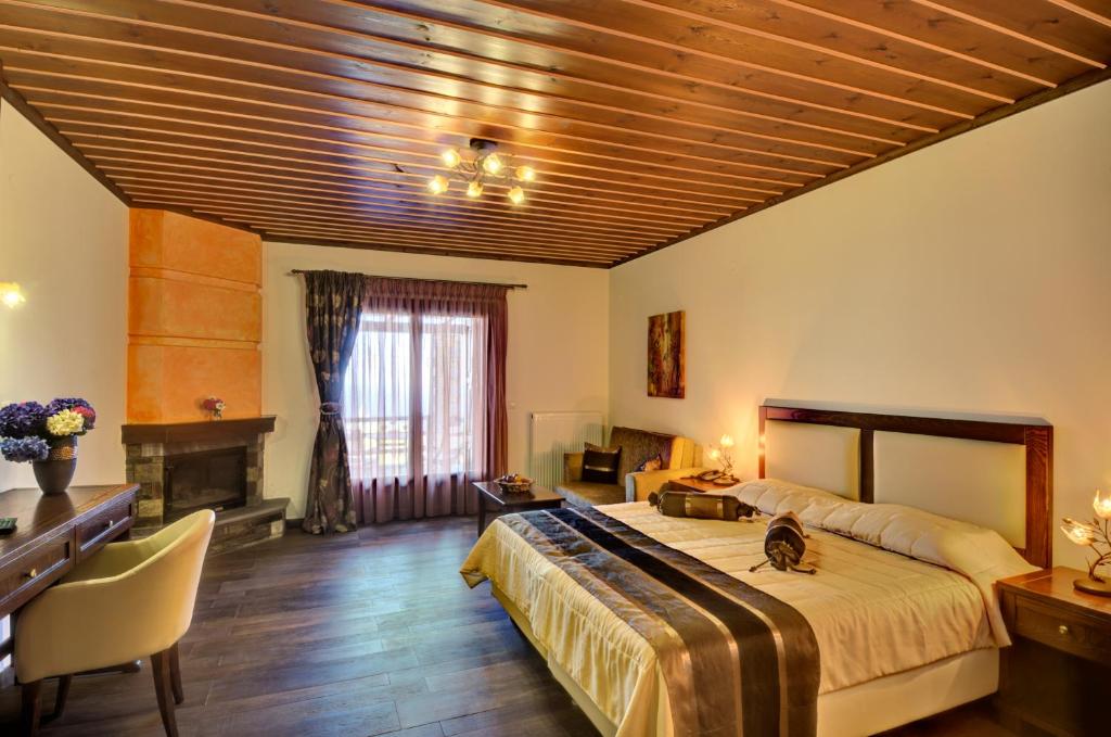 Postel nebo postele na pokoji v ubytování Hotel Zagora