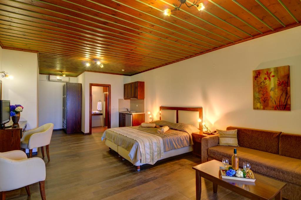 Postel nebo postele na pokoji v ubytování Hotel Zagora