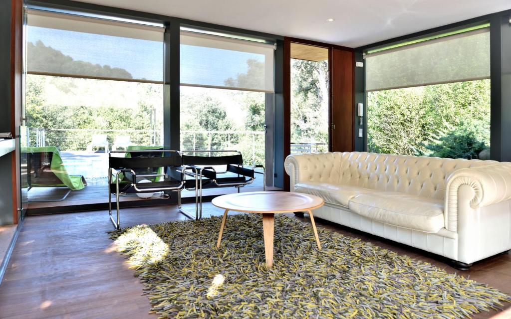Posezení v ubytování Villa Begur Hideaway con piscina privada