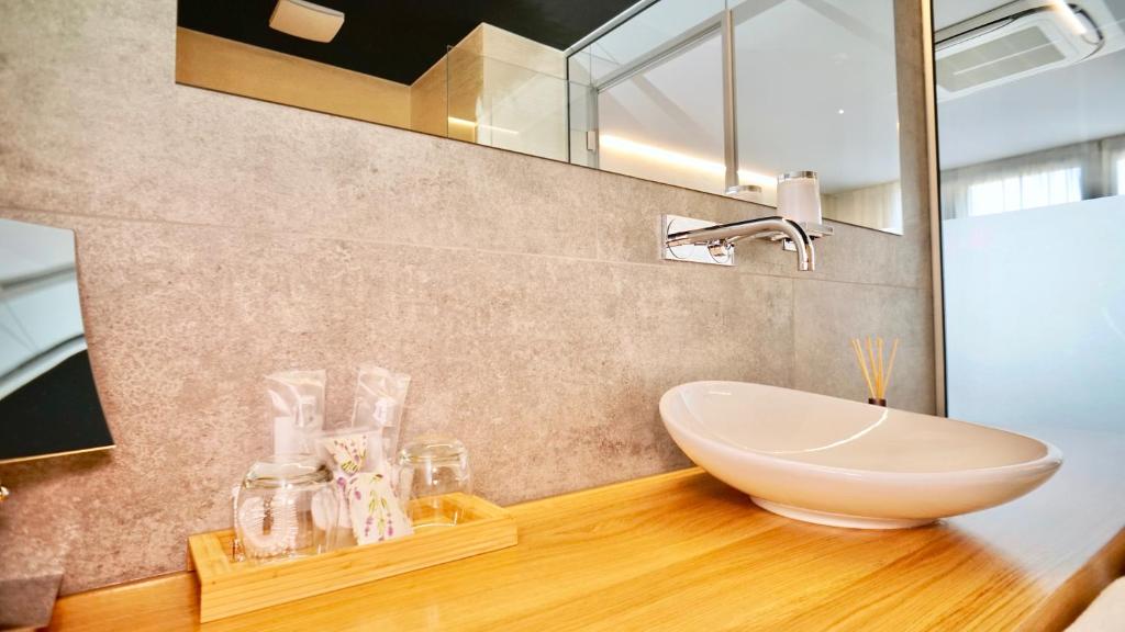 Kúpeľňa v ubytovaní Sky Beach Aparthotel