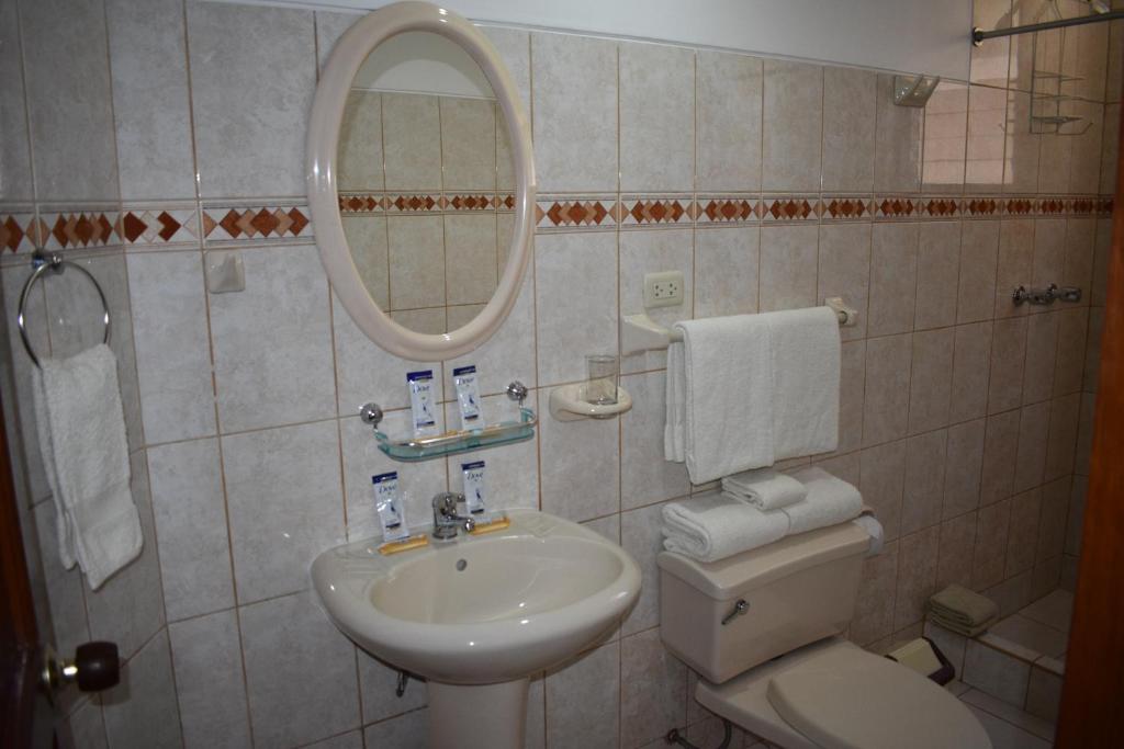Koupelna v ubytování Casa De Luz Hotel