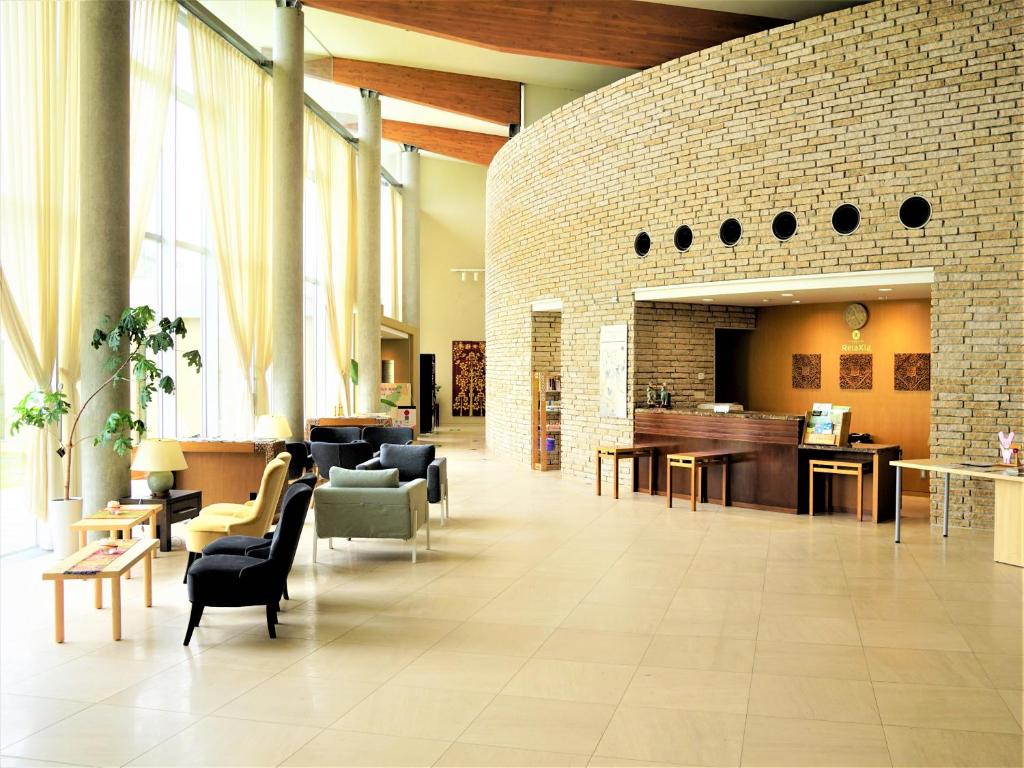 Posezení v ubytování Mineyama Kogen Hotel Relaxia
