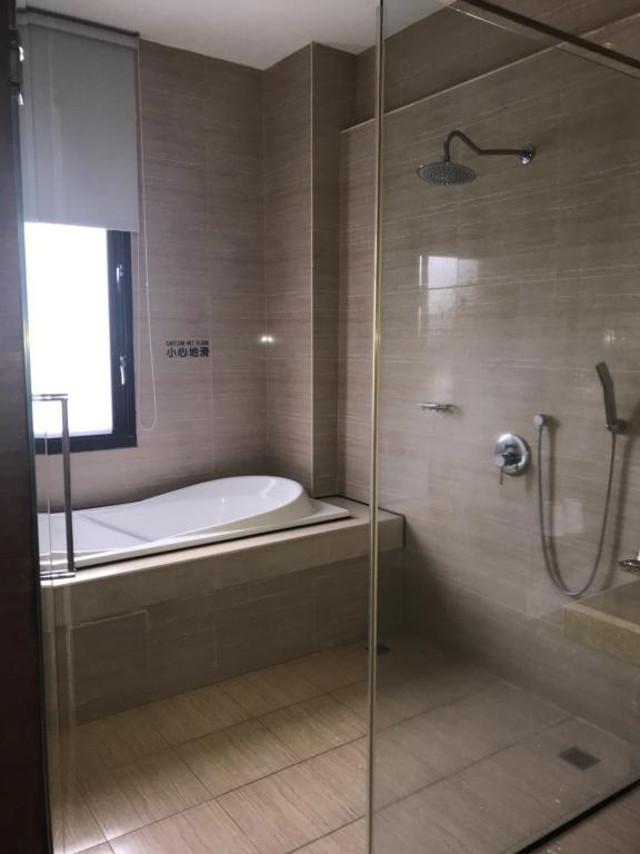Koupelna v ubytování LI-GIN Motel