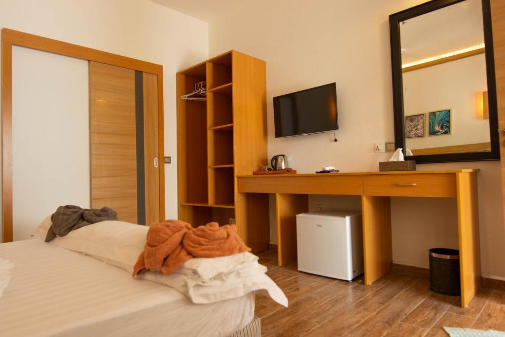 Postel nebo postele na pokoji v ubytování Trip Villa