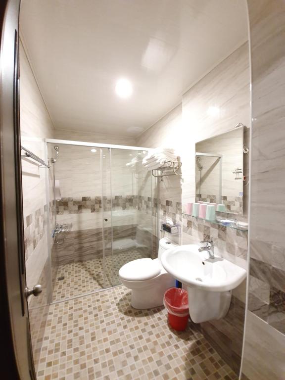 Koupelna v ubytování MOYA Homestay